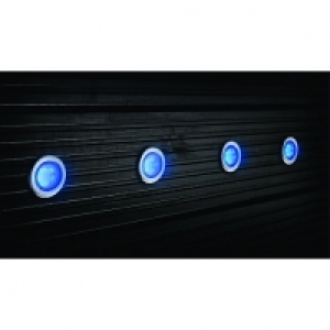 Wickes Blue LED Deck Lights Extension Kit 45mm 4 Pack &pound;29.99