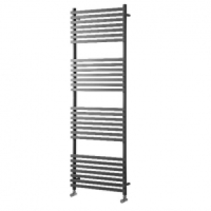 Wickes Invent Square Vertical Designer Towel Radiator - Anth
