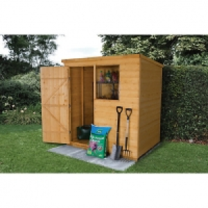 Wickes Timber Shiplap Pent Shed - 6 x 4 ft £379.99