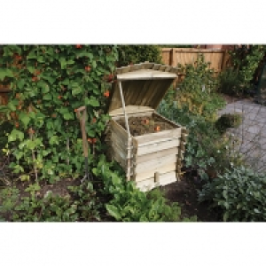 Rowlinson Beehive Timber Garden Compost Bin - 2 x 2 ft
