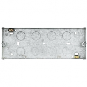 MK Metal Back Box 3 Gang 35mm K890RP £4.99