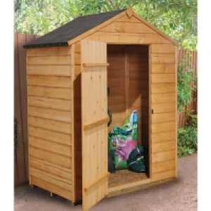 Forest Garden Windowless Apex Overlap Shed - 5 x 3 ft &pound;199.99