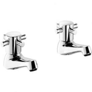 Wickes Orian Contemporary Basin Taps Chrome £15.00