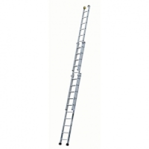 Industrial 500 Extension Ladder - 3 section; 3.70m closed he