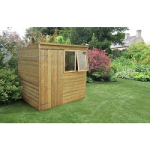 Wickes Tongue & Groove Pressure Treated Pent Shed 7x5 £489.99