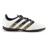 InterSport Adidas Kids Ace 16.4 TF Turf White Football Boots