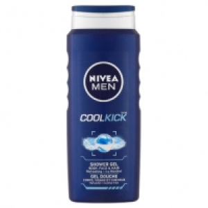 Nivea Men Shower Gel - Coolkick 500ml &pound;1.49
