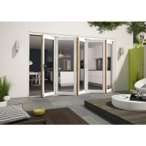 Wickes Cairo External Folding Door Set Aluminium-clad White