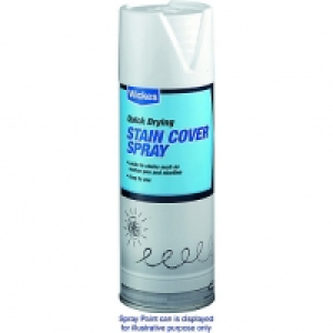 Wickes Stain Cover Seal Spray Paint White 400ml