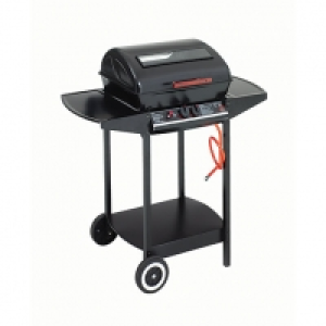 Grill Chef Dual Burner Lava Rock Gas BBQ