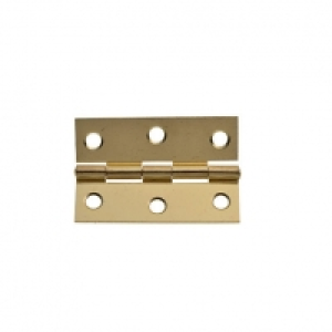 Wickes Butt Hinge Brass Effect 63mm 2 Pack