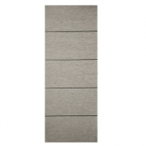 Wickes Milan Internal 4 Line Horizontal Light Grey Real Wood