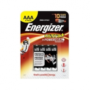 Energizer Ultra Plus Batteries AAa 8 Pack £6.49