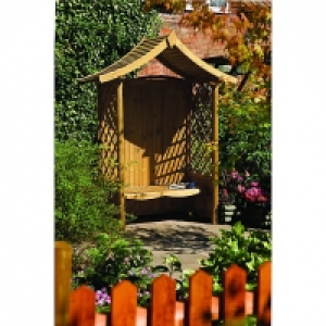 Rowlinson Tenbury Trellis Arbour - 1765 x 940 mm