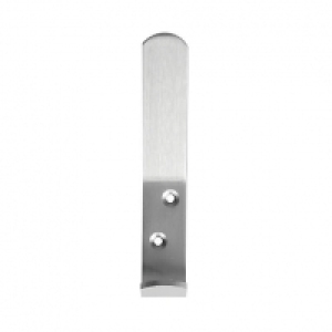 Wickes Large Single Robe Hook Aluminium 4 Pack &pound;4.79