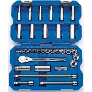 Draper 33 Piece Square Drive Socket Set 3/8inch