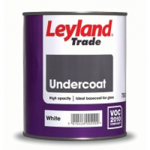 Leyland Trade Undercoat White 0.75L