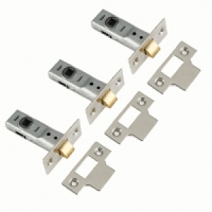 Yale P-M888-BZ-64-3 2 Tubular Latch 64mm Chrome Pack 3