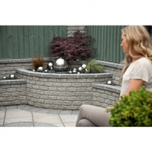 Marshalls Marshalite Ash 220 x 100 x 65mm Walling - Pack of