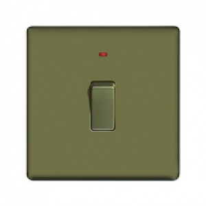 Wickes 20A Light Switch + LED 1 Gang Pearl Nickel Screwless  &pound;22.49