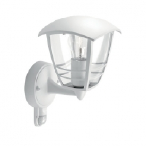 Philips Creek Wall Up PIR Lantern White