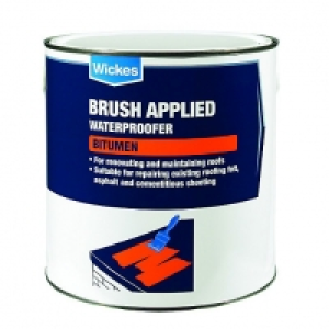Wickes Brush Applied Bitumen Roof Waterproofer 2.5L £13.99