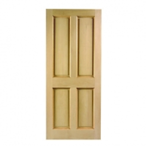 Wickes London External Oak Veneer Door 4 Panel 2032x813mm £229.00