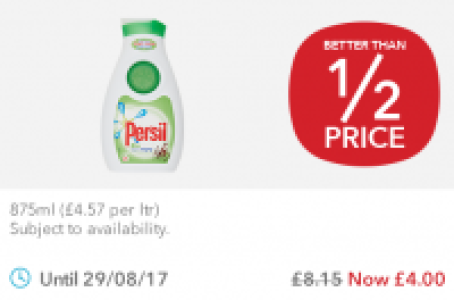 Persil Small and Mighty Liquid 25 Washes £4.00