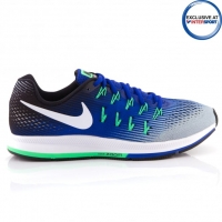 InterSport Nike Mens Air Zoom Pegasus 33 Blue Running Shoes