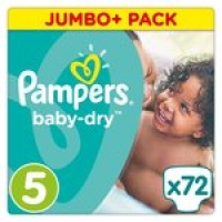 Morrisons  Pampers Baby Dry 5 Junior Jumbo+ Pack