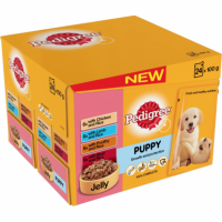 Poundstretcher  PEDIGREE POUCH PUPPY IN JELLY 24 X 100G