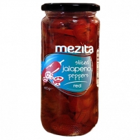Poundstretcher  MEZITA SLICED RED JALAPENO PEPPERS 480G