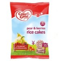 Morrisons  Cow & Gate Pear & Red Berries Rice Cakes 7M+