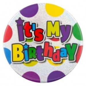 Giant Generic Birthday Badge &pound;1.00