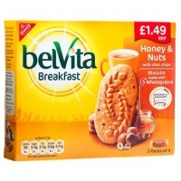 Poundland  Belvita Honey & Nuts Breakfast Biscuits 150g