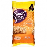Poundland  Quakers Snack A Jacks Caramel 4 Pack 100g