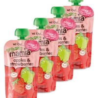 Aldi  Mamia Strawberry & Apples 8 Pack
