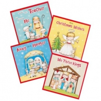 Poundland  Boxed School Christmas Cards Nativity 31 Pack