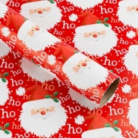 Poundland  Santa Christmas Wrapping Paper 3 For 1
