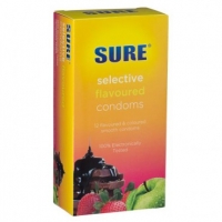 Poundland  Sure Flavoured Condoms 12 Pack