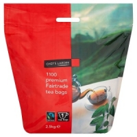 Makro  Chefs Larder 1100 Fairtrade Premium One Cup Tea Bags 2.5kg