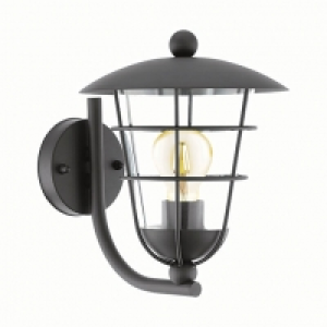 EGLO Outdoor Upwards Black Lantern