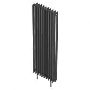 QRL Adagio Vertical Designer Radiator - Anthracite 2000 x 49
