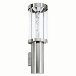 EGLO Outdoor Stainless Steel Wall Light w.Stick
