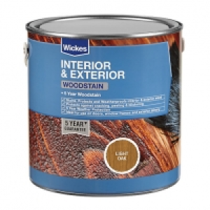 Wickes Professional Woodstain Light Oak 750ml £12.49