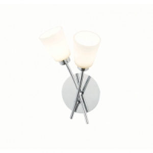 Spa Tucana 2 Light Bathroom Wall Light Chrome