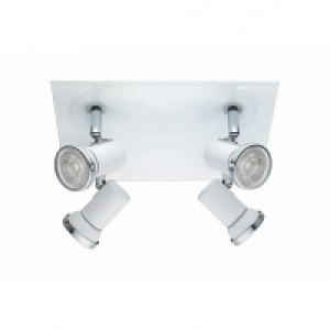 EGLO Bathroom Square Spot 4-Light Chrome