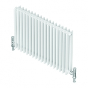 QRL Adagio Horizontal Designer Radiator - White 600 x 630 mm