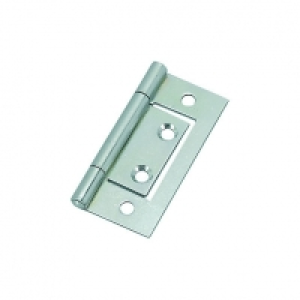 Wickes Flush Hinge Zinc Plated 51mm 2 Pack £3.74