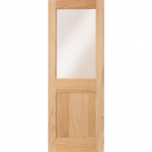 Wickes Tamar External Pine Door Glazed 1 Panel 1981 x 762mm